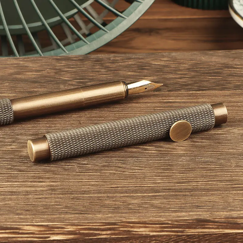 Portable Vintage Copper Mini Pen Can Be Replaced with Sac Student Practice Writing Teacher Male and Female Gift Customization
Portable Vintage Copper Mini Pen Can Be Replaced with Sac Student Practice Writing Teacher Male and Female Gift Customization