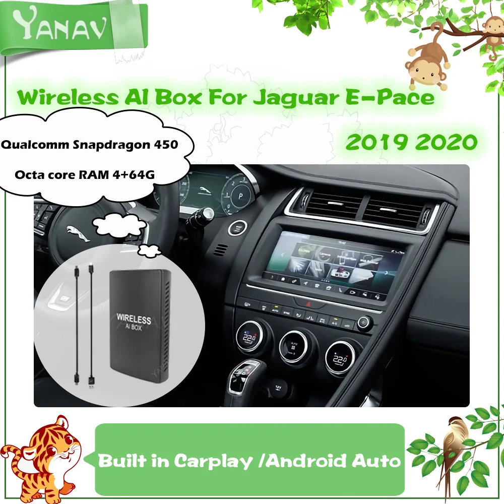 Android Carplay миниатюрная беспроводная ИИ-приставка для Jaguar E-Pace 2019 2020 Qualcomm 450 Автомобильная смарт-приставка Plug and Play Google Netflix видео
Android Carplay миниатюрная беспроводная ИИ-приставка для Jaguar E-Pace 2019 2020 Qualcomm 450 Автомобильная смарт-приставка Plug and Play Google Netflix видео