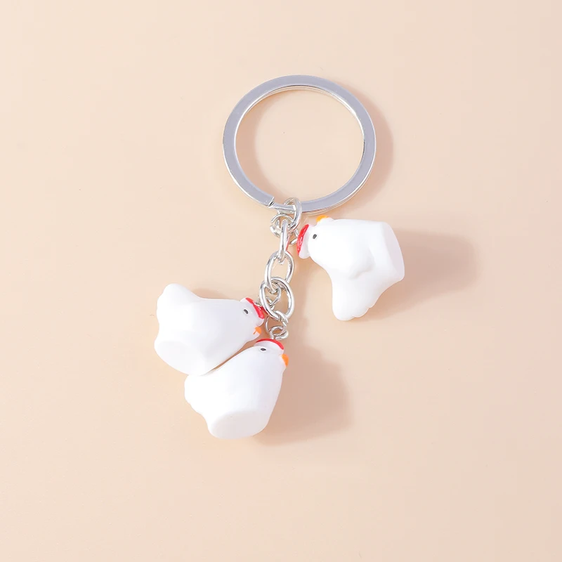 Cute Three Chicken Keychains Charms Keyrings Souvenir for Women Men Car Key Handbag Pendants Key Chains Accessory Birthday Gift
Cute Three Chicken Keychains Charms Keyrings Souvenir for Women Men Car Key Handbag Pendants Key Chains Accessory Birthday Gift