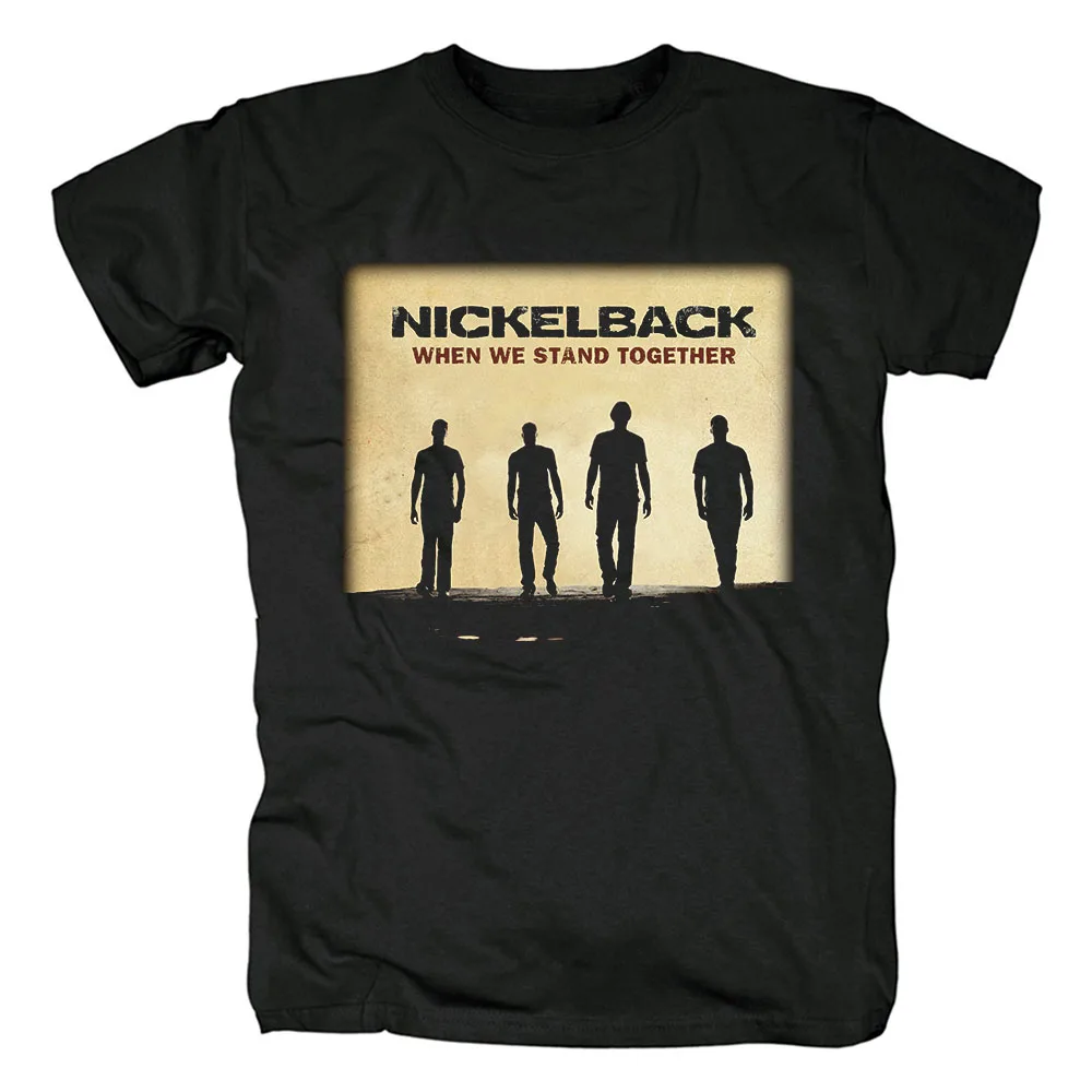 

Модная мужская Футболка Harajuku Nickelback рок-группы, футболка, Повседневная Уличная одежда, хлопковые футболки, топы оверсайз