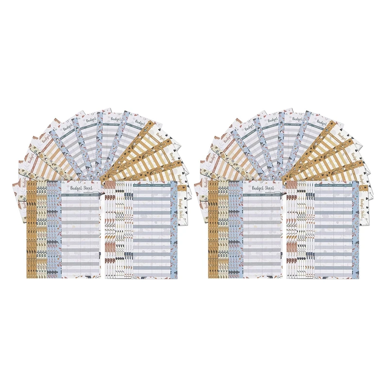 24 Expense Budget Sheets, Money Organizer For A6 Budget Binder -For Cash & Ledger Book, For Wallet, Budget Planner
24 Expense Budget Sheets, Money Organizer For A6 Budget Binder -For Cash & Ledger Book, For Wallet, Budget Planner