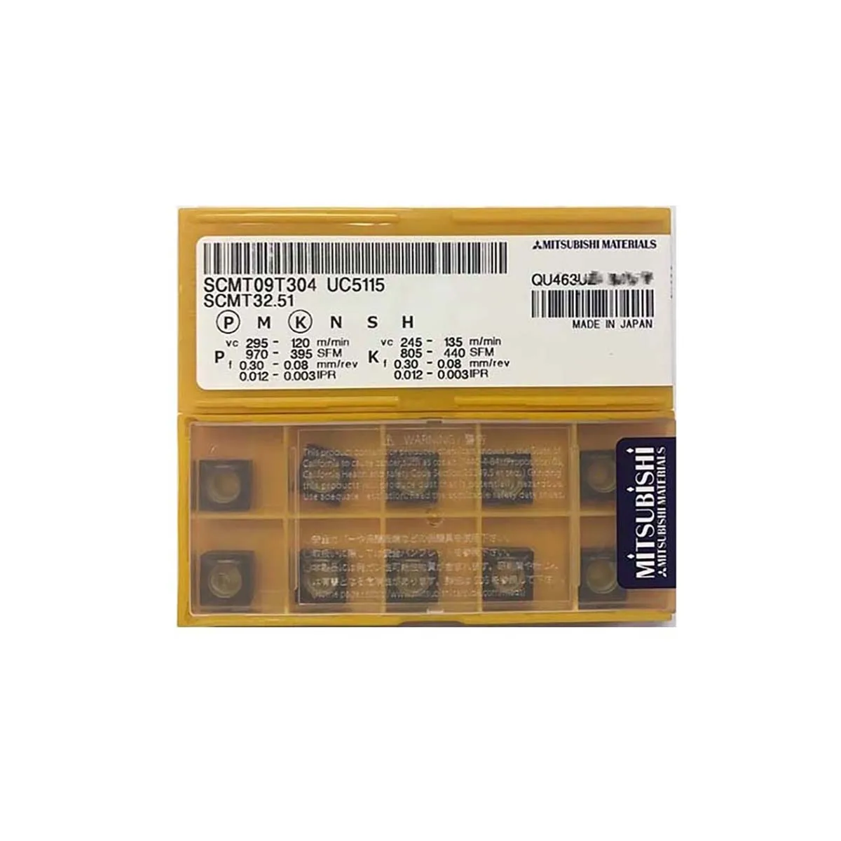 Mitsubishi100% Original SCMT SCMT12 SCMT120408 SCMT120404 SCMT09T308 NX2525 UC5115 US735 Carbide Turning Inserts
Mitsubishi100% Original SCMT SCMT12 SCMT120408 SCMT120404 SCMT09T308 NX2525 UC5115 US735 Carbide Turning Inserts