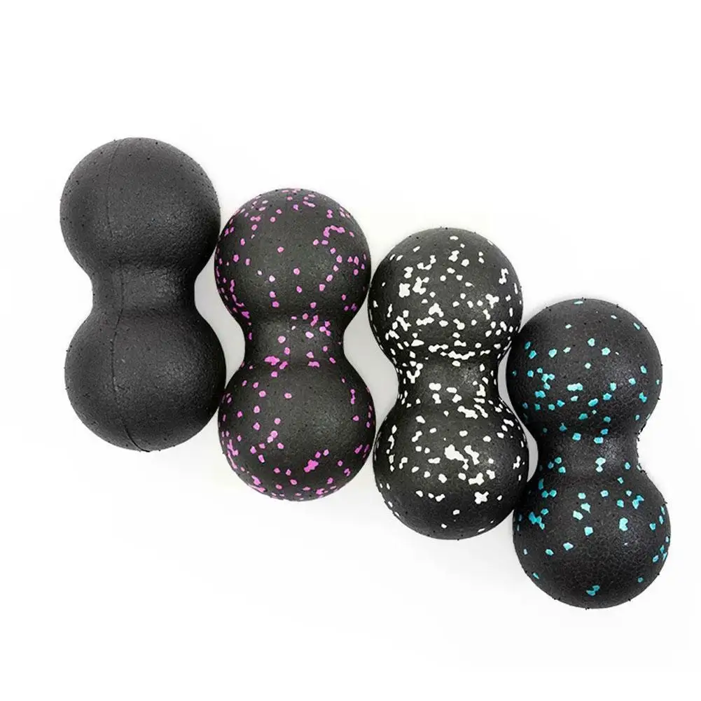 

16*8CM EPP Fitness Ball Double Lacrosse Massage Ball Mobility Peanut Ball for Self-Myofascial Release Deep Tissue W1W7