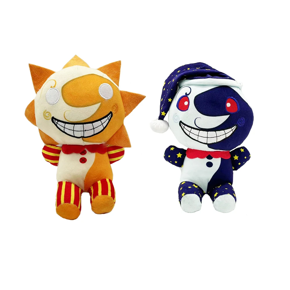2pcs Fnaf Sundrop Plush Toys Security Breach Sunrise Moondrop BOSS Goat Plush Toy Game Dolls Gift
2pcs Fnaf Sundrop Plush Toys Security Breach Sunrise Moondrop BOSS Goat Plush Toy Game Dolls Gift