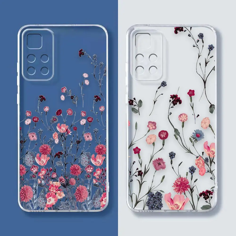 Clear K40 Case For Redmi K40 NOTE 11 11S 11T 11S 10 10S 9 9T 9S 8 7 PRO PLUS MAX 5G 4G Transparent Case Small Romantic Flowers 
Clear K40 Case For Redmi K40 NOTE 11 11S 11T 11S 10 10S 9 9T 9S 8 7 PRO PLUS MAX 5G 4G Transparent Case Small Romantic Flowers