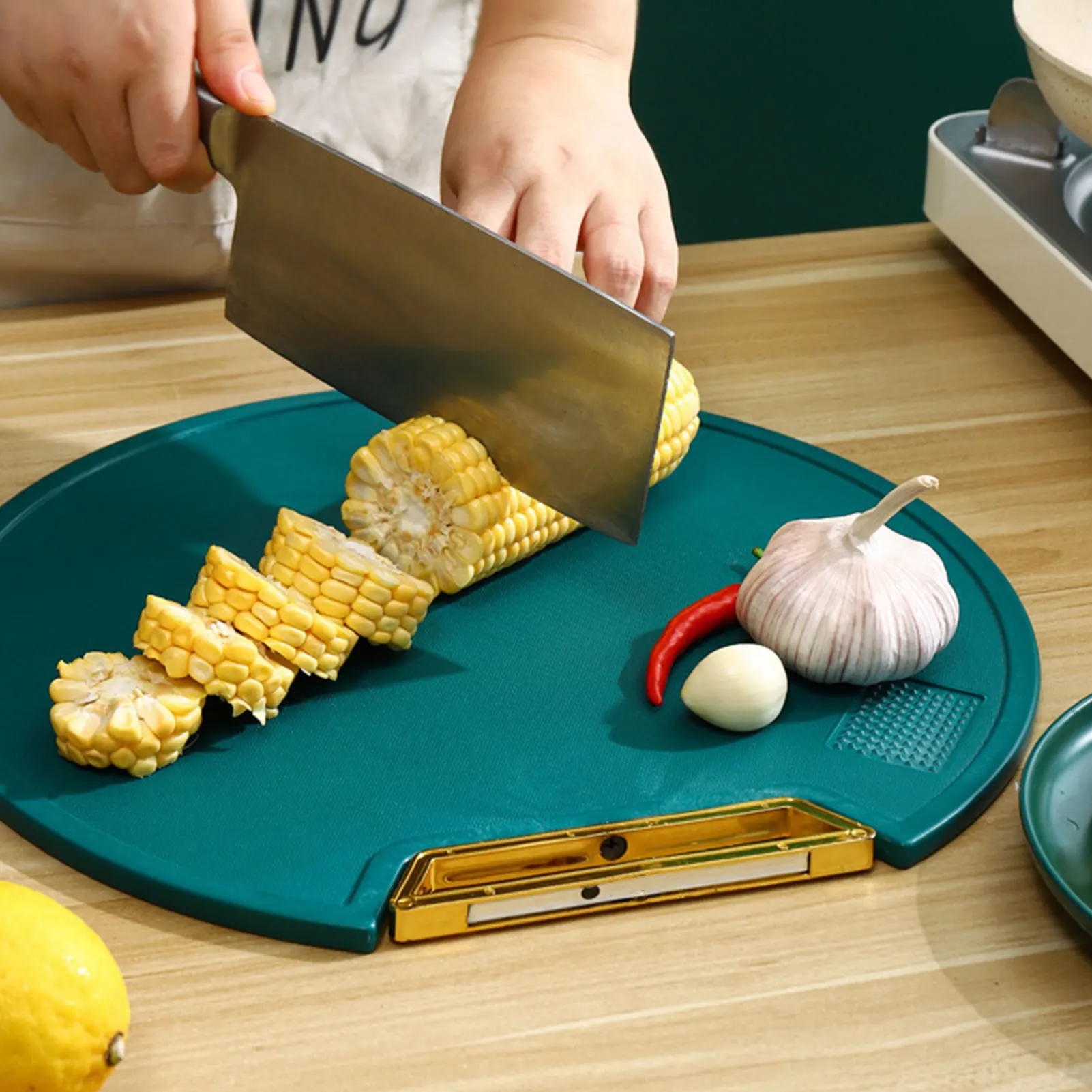Chopping Board Reversible Extra Thick PE Cutting Boards For Kitchen Non-slip And With Rotatable Easy Grip Handle Dishwasher
Chopping Board Reversible Extra Thick PE Cutting Boards For Kitchen Non-slip And With Rotatable Easy Grip Handle Dishwasher