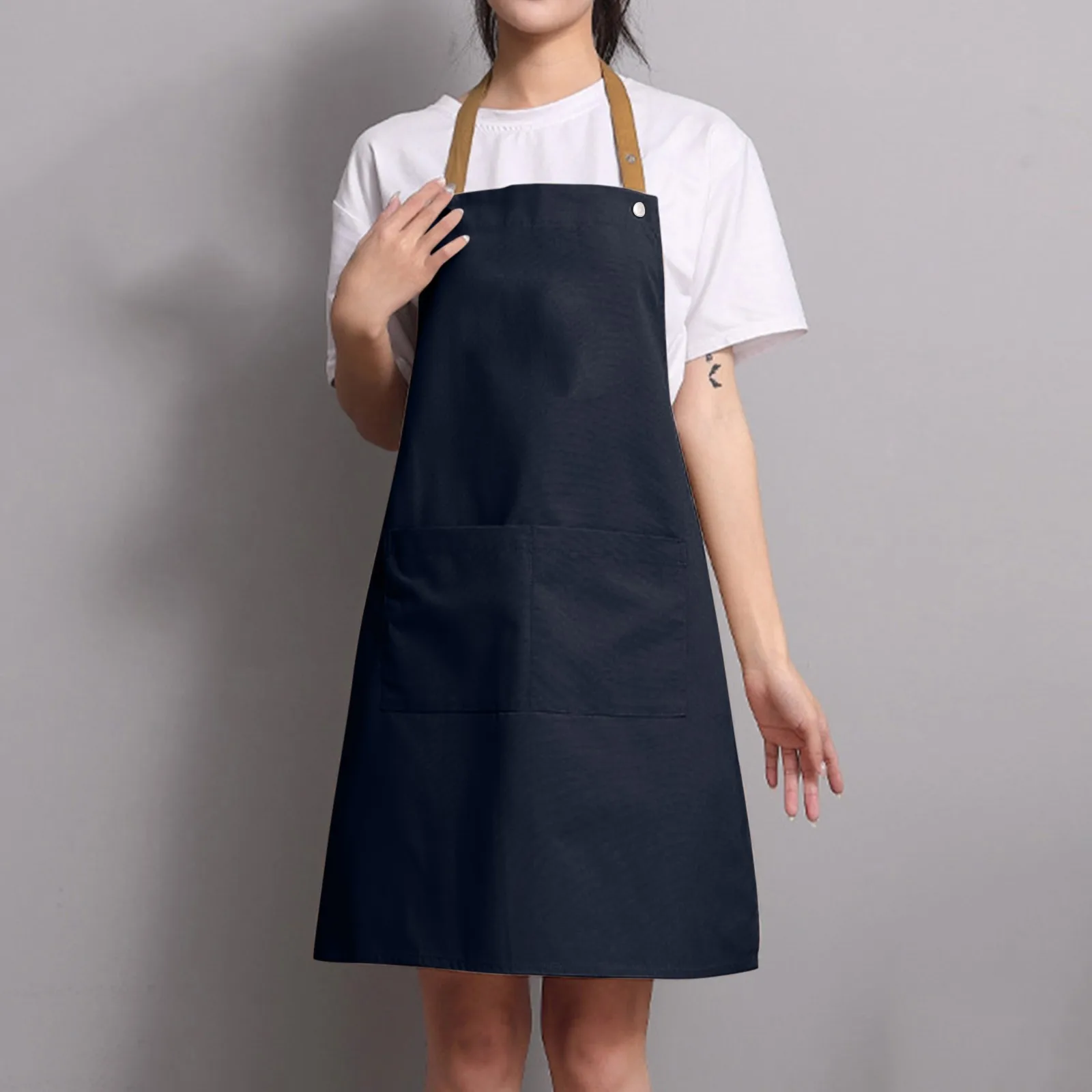 Womens And Men Adjustable Button Apron Dress With 2 Pockets For Kitchen Cooking Gardening Painting Long Maxi Dresses for Women
Womens And Men Adjustable Button Apron Dress With 2 Pockets For Kitchen Cooking Gardening Painting Long Maxi Dresses for Women
