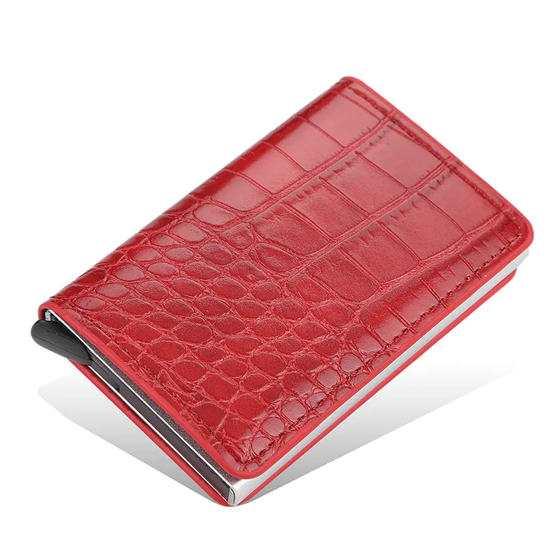 Crocodile Pattern Anti-degaussing Bank Card Holder Men's Multi-card Aluminum Alloy Card Holder
Crocodile Pattern Anti-degaussing Bank Card Holder Men's Multi-card Aluminum Alloy Card Holder
