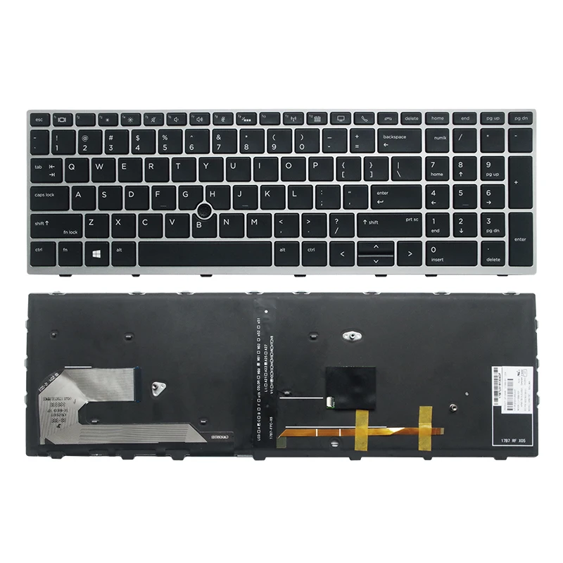 NEW Keyboard with backlit for HP EliteBook 855 850 G5 755 G5 750 G5 745 840 G5 730 735 830 836 US with backlit
NEW Keyboard with backlit for HP EliteBook 855 850 G5 755 G5 750 G5 745 840 G5 730 735 830 836 US with backlit
