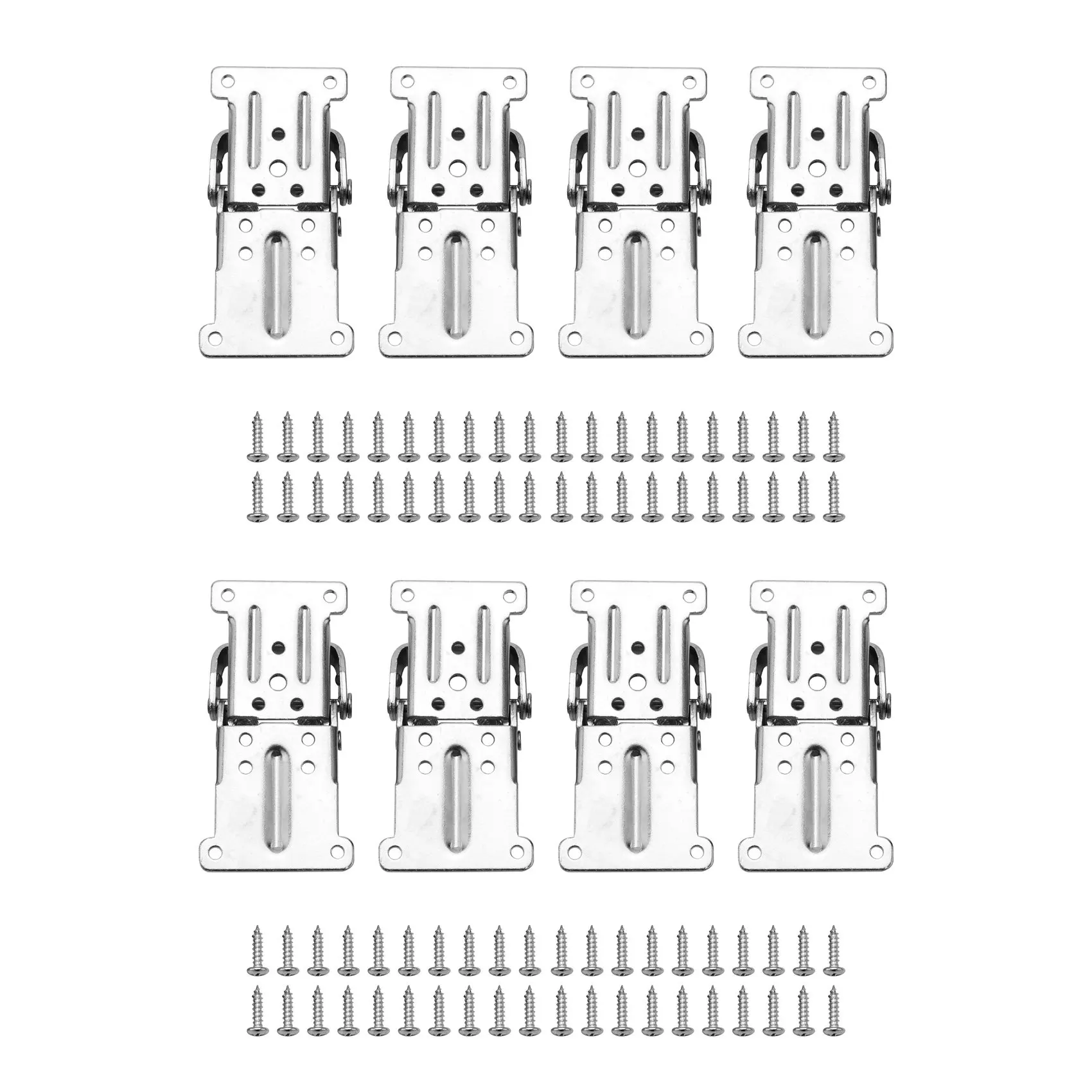 8 Pcs Foldable Bracket-Folding Foot Hinge Bracket, Self-Locking Hinge Hardware with Screw Lock Extension for Table Legs
8 Pcs Foldable Bracket-Folding Foot Hinge Bracket, Self-Locking Hinge Hardware with Screw Lock Extension for Table Legs
