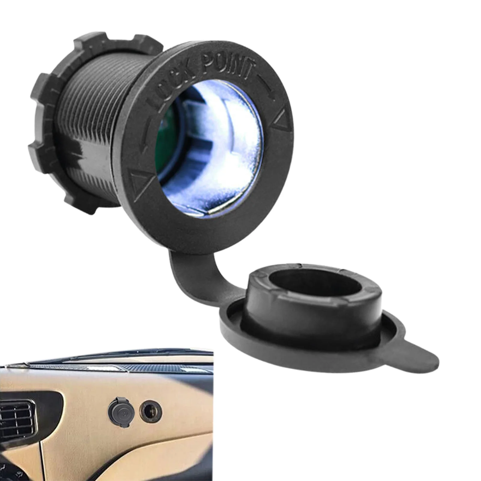 Waterproof Lighter Socket Waterproof USB Charger Power Outlet Socket With LED Light Outlet Splitter Quick Charge Power Socket
Waterproof Lighter Socket Waterproof USB Charger Power Outlet Socket With LED Light Outlet Splitter Quick Charge Power Socket