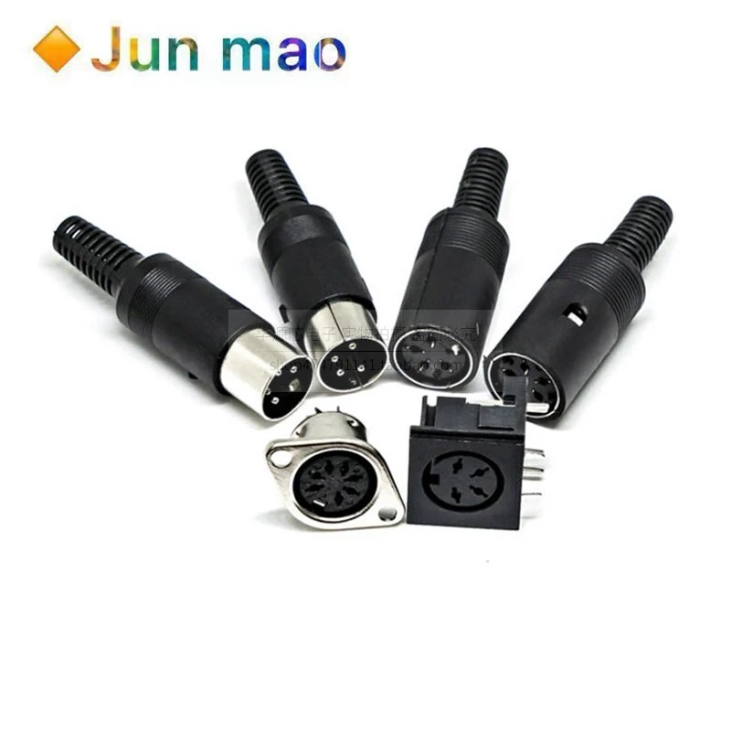 Large s terminal female DIN socket 3/4/5/6/7/8p core / pin computer keyboard / square PLC plug PS2
Large s terminal female DIN socket 3/4/5/6/7/8p core / pin computer keyboard / square PLC plug PS2