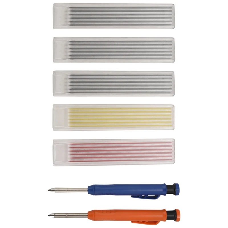 Solid Carpenter Pencil Set With 5 Boxes Mechanical Pencil For Carpenter Deep Hole Construction Pencil Set Marking Tool
Solid Carpenter Pencil Set With 5 Boxes Mechanical Pencil For Carpenter Deep Hole Construction Pencil Set Marking Tool