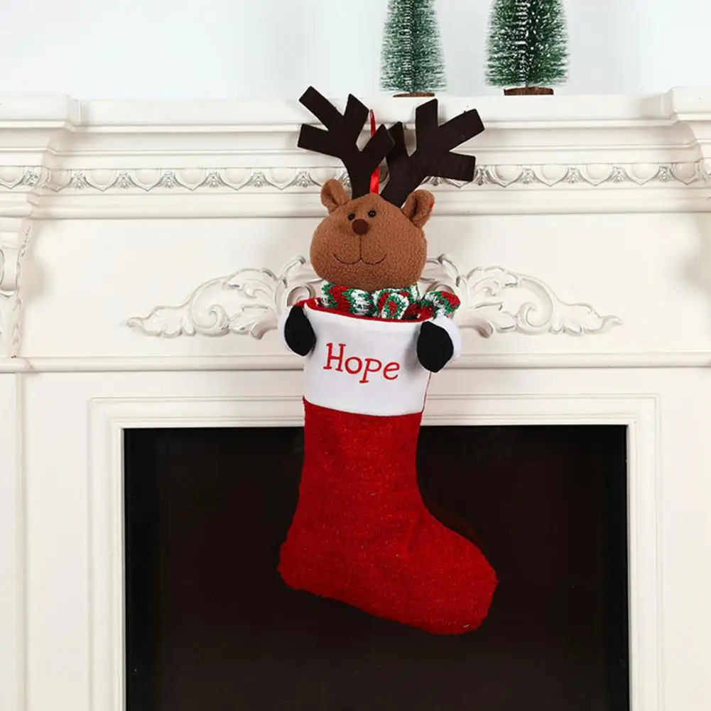 Long Lasting Great Lovely Xmas Hanging Stockings Candy Gift Bag Cloth Hanging Stockings Wear Resistant for Home
Long Lasting Great Lovely Xmas Hanging Stockings Candy Gift Bag Cloth Hanging Stockings Wear Resistant for Home