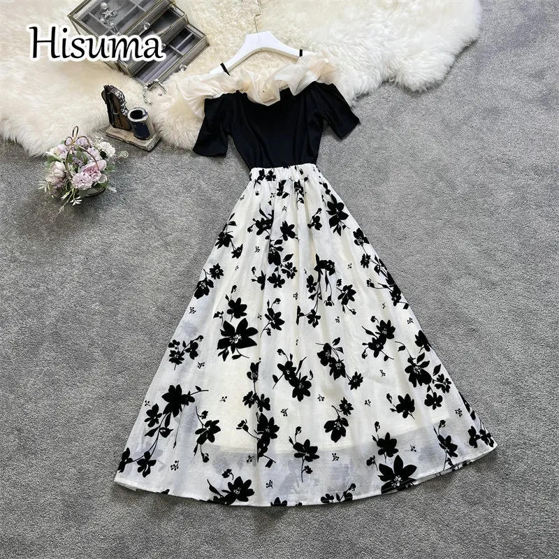 2022 summer new women strap slash neck ruffles knitted shirts + high waist flower chiffon A-line skirt set female two piece sets
2022 summer new women strap slash neck ruffles knitted shirts + high waist flower chiffon A-line skirt set female two piece sets