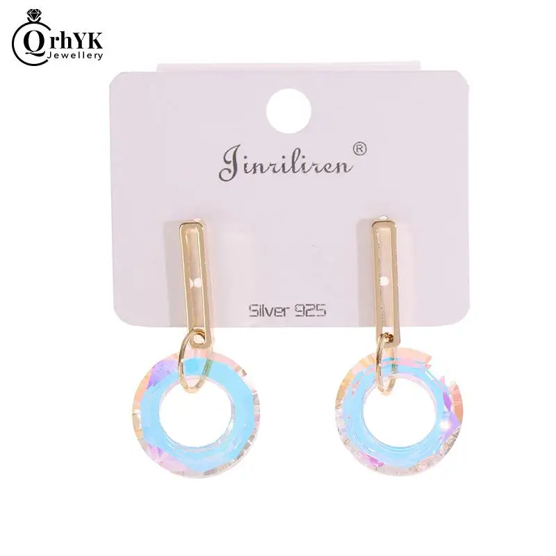 Fashion Transparent Colorful Round Pendant Drop Earrings For Women Geometric Long Metal Dangle Earrings Party
Fashion Transparent Colorful Round Pendant Drop Earrings For Women Geometric Long Metal Dangle Earrings Party