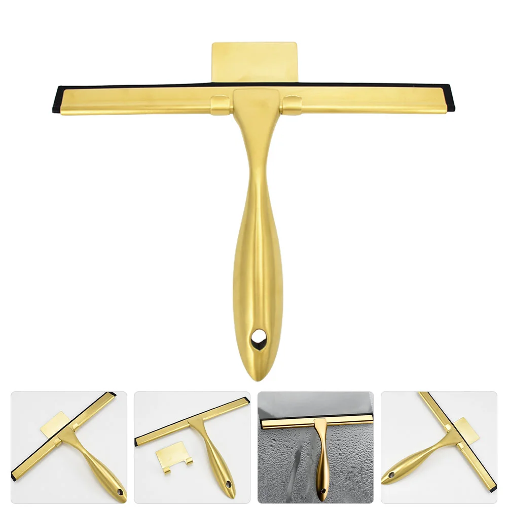 Bathroom Scraping Car Glass Cleaner Shower Scraper Mirror Cleaner With Handle Stainless Steel For Tile 
Bathroom Scraping Car Glass Cleaner Shower Scraper Mirror Cleaner With Handle Stainless Steel For Tile