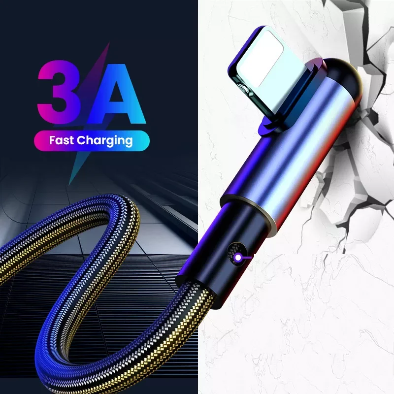 2022NEW Nylon USB Data Cable USB A To 8 Pin Kable For iPhone Charger 90 Degree 3A Fast Charging Cord For iPhone 13 12 11 Pro
2022NEW Nylon USB Data Cable USB A To 8 Pin Kable For iPhone Charger 90 Degree 3A Fast Charging Cord For iPhone 13 12 11 Pro