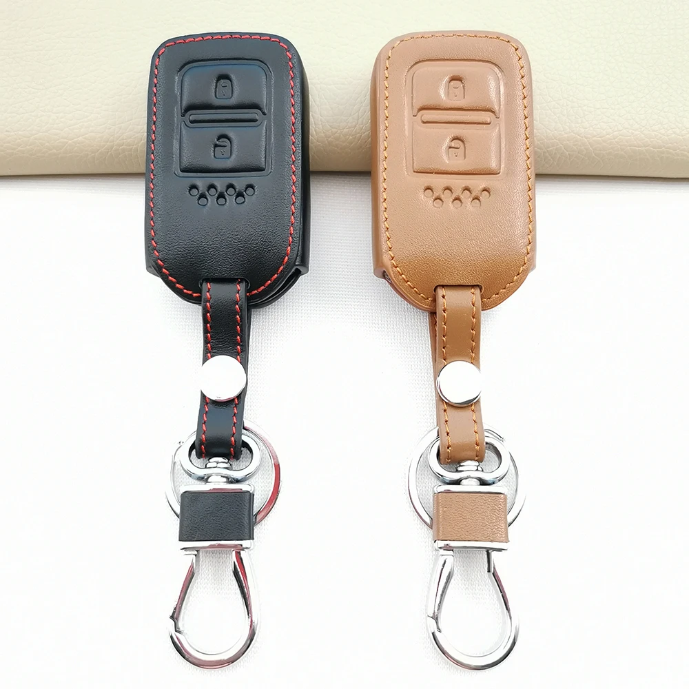 Leather Remote Car Key Case Cover for Honda Fit Lucky Vezel City Civic Jazz BRV BR-V HRV HR-V Shuttle Gp8 Shell Holder Keychain
Leather Remote Car Key Case Cover for Honda Fit Lucky Vezel City Civic Jazz BRV BR-V HRV HR-V Shuttle Gp8 Shell Holder Keychain
