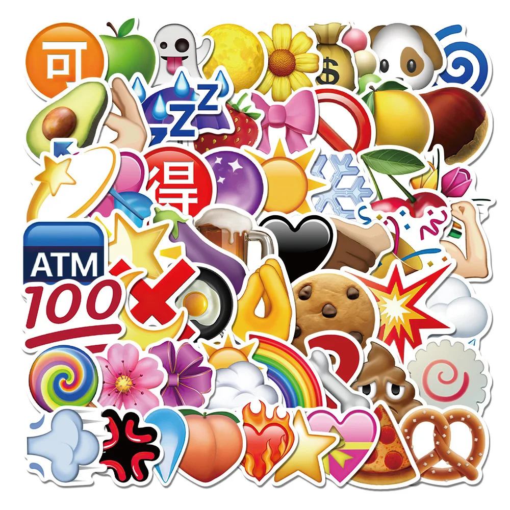 10/60PCS Kawaii emoji Stickers For DIY Handcount Motorcycle Luggage Guitar Skateboard Kid Magnetic Cute Funny Gifts Apple
10/60PCS Kawaii emoji Stickers For DIY Handcount Motorcycle Luggage Guitar Skateboard Kid Magnetic Cute Funny Gifts Apple