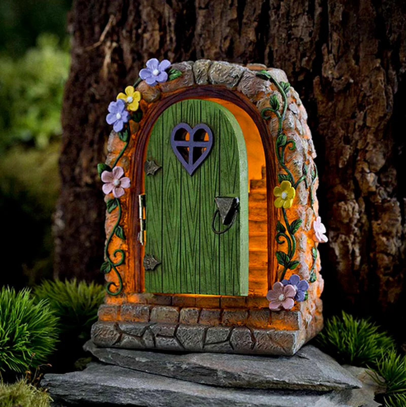 European Fairy Garden Stone Gate Staircase Solar Garden Synthetic Resin Ornament Garden Home Cartoon Decorative Resin Crafts
European Fairy Garden Stone Gate Staircase Solar Garden Synthetic Resin Ornament Garden Home Cartoon Decorative Resin Crafts
