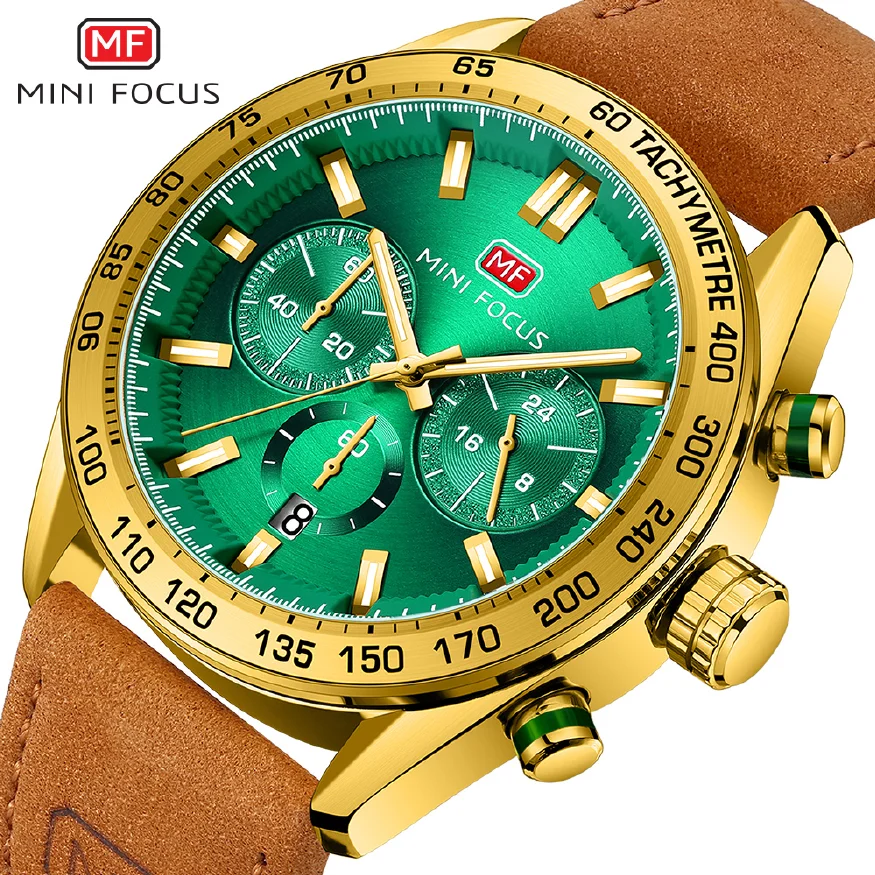 MINI FOCUS Brand Waterproof Watch Men's Leather Army Military Quartz Wristwatch Chronograph Male Clock Relogio Masculino
MINI FOCUS Brand Waterproof Watch Men's Leather Army Military Quartz Wristwatch Chronograph Male Clock Relogio Masculino