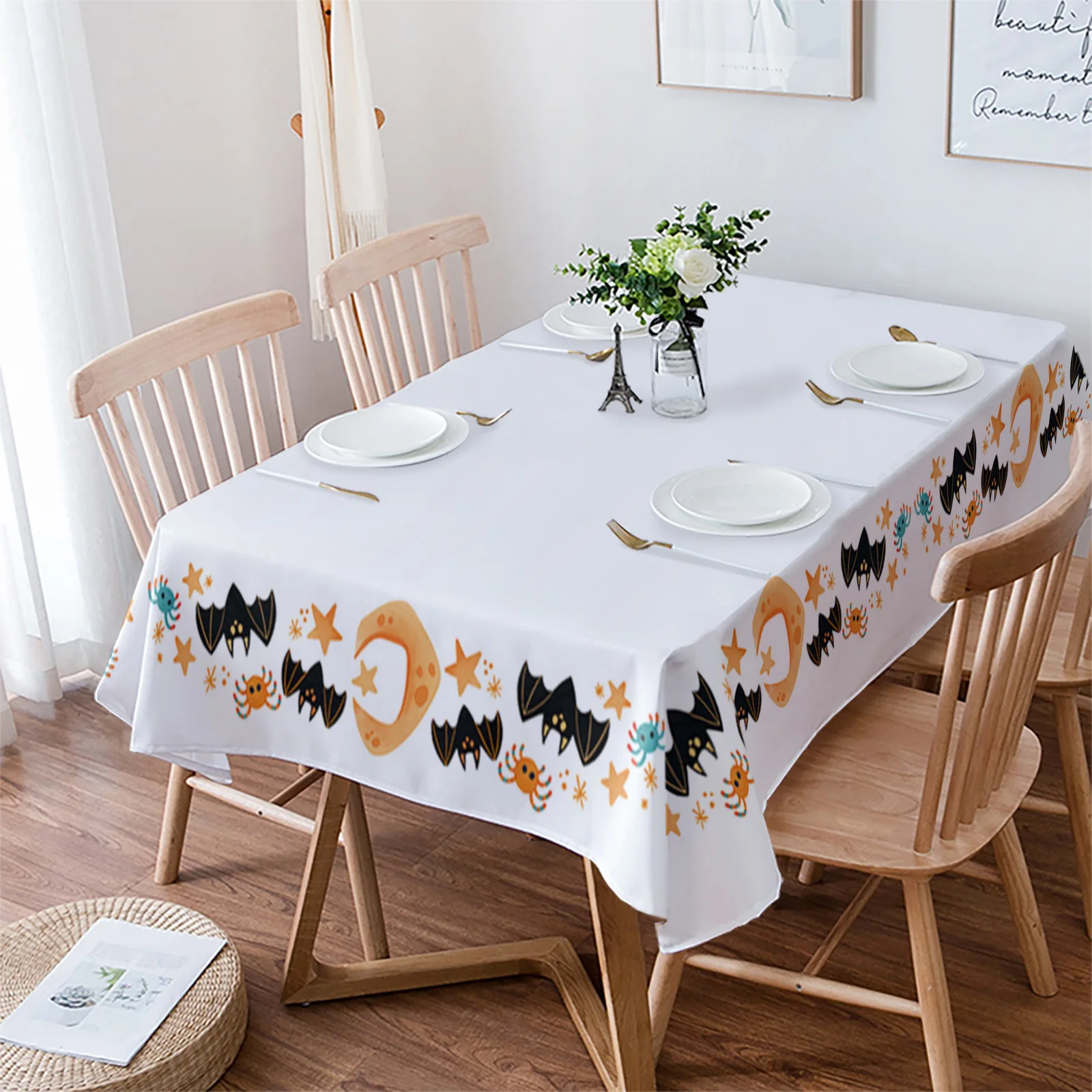 Halloween Bat Moon Star Table Cloth Waterproof Dining Tablecloth Kitchen Decorative Party Table Cover
Halloween Bat Moon Star Table Cloth Waterproof Dining Tablecloth Kitchen Decorative Party Table Cover