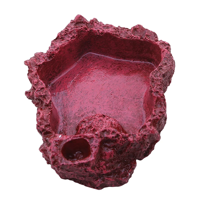 

Crawler Pet Feeder Bowl Basin Resin Non-Toxic Food Water Pot Reptile Turtle Tortoise Scorpion Lizard Crabs Pets Supplies