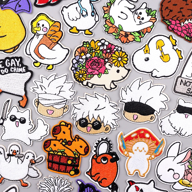 Anime Patch Cartoon Embroidered Patches For Clothing Animal Embroidery Patch Iron On Patches On Clothes Stripe Badge For Clothes
Anime Patch Cartoon Embroidered Patches For Clothing Animal Embroidery Patch Iron On Patches On Clothes Stripe Badge For Clothes
