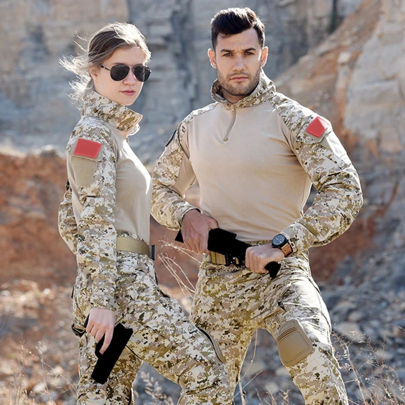 Outdoor Airsoft Paintball Clothing Military Shooting Uniform Tactical Combat Camouflage Shirts Cargo Pants Elbow/Knee Pads Suits
Outdoor Airsoft Paintball Clothing Military Shooting Uniform Tactical Combat Camouflage Shirts Cargo Pants Elbow/Knee Pads Suits