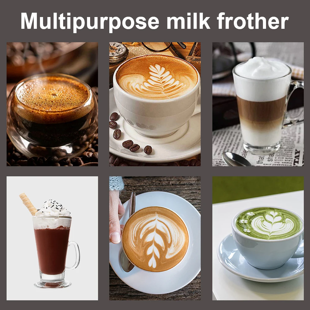 Milk Frother Handheld Electric Foam Maker Battery Operated Stainless Steel Whisk Drink Mixer for Latte Cappuccino Hot Chocolate
Milk Frother Handheld Electric Foam Maker Battery Operated Stainless Steel Whisk Drink Mixer for Latte Cappuccino Hot Chocolate