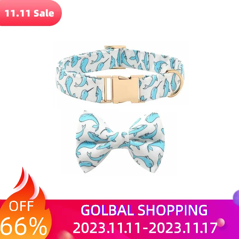 2pcs Quick Buckle Comfortable Pet Beach D-Ring Holiday Adjustable Cute Dog Collar With Bow Tie Lightweight Blue Shark Summer
2pcs Quick Buckle Comfortable Pet Beach D-Ring Holiday Adjustable Cute Dog Collar With Bow Tie Lightweight Blue Shark Summer