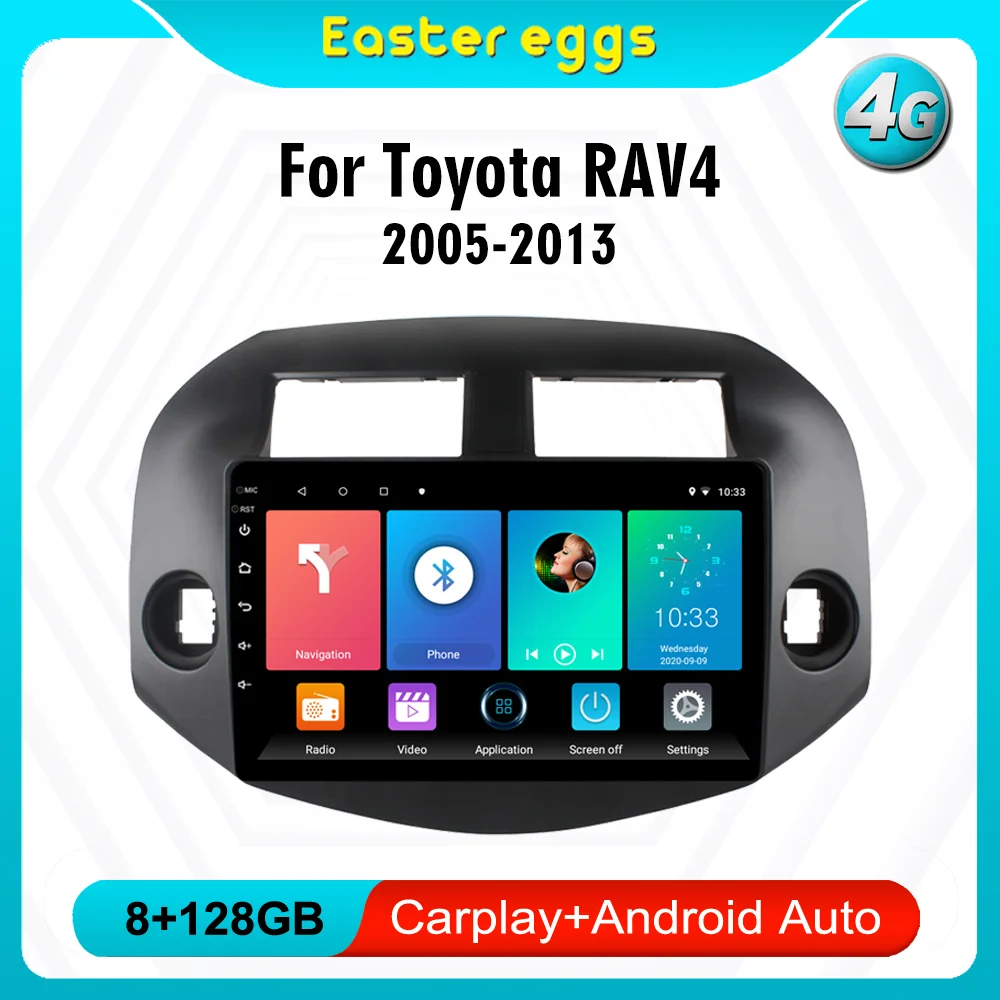 For Toyota RAV4 2005-2013 4G CARPLAY Android Autoradio 10Inch 2Din Car Radio Multimedia video player Navigation GPS Head Unit BT
For Toyota RAV4 2005-2013 4G CARPLAY Android Autoradio 10Inch 2Din Car Radio Multimedia video player Navigation GPS Head Unit BT