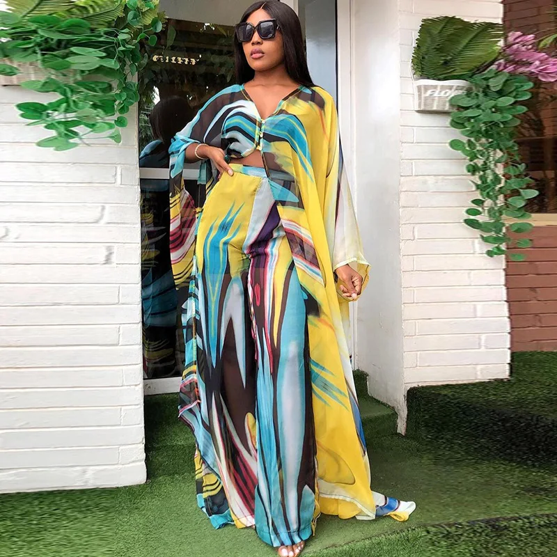 African Muslim Abaya Dubai Party Evening Dress Chiffon Digital Printing 2 Piece Prayer Dress Arab Pakistan Morocco Robe Trousers
African Muslim Abaya Dubai Party Evening Dress Chiffon Digital Printing 2 Piece Prayer Dress Arab Pakistan Morocco Robe Trousers