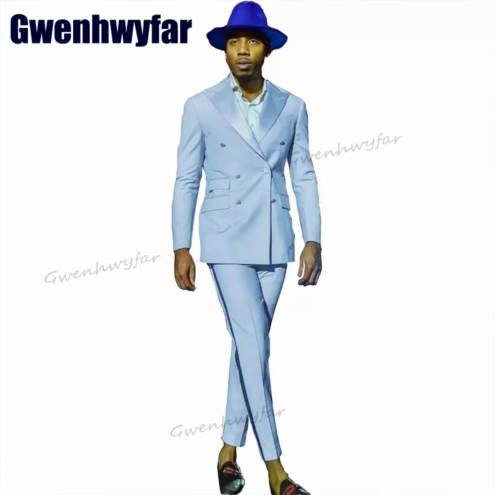 

Gwenhwyfar, 2022 г., новейший дизайн, роскошный смокинг, свадебное платье, мужской костюм для жениха, приталенный силуэт, деловые мужские костюмы (Блейзер + брюки)