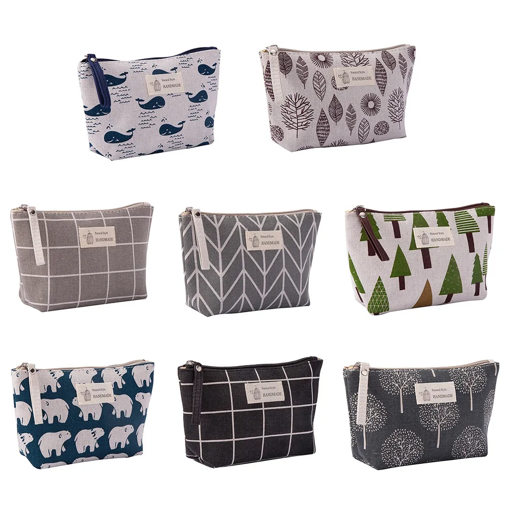 Multifunctional Canvas Makeup Bags Travel Lady Storage Bag Ladies Wash Bag Fabric Zipper Coin Purse Cosmetic Storage Bags
Multifunctional Canvas Makeup Bags Travel Lady Storage Bag Ladies Wash Bag Fabric Zipper Coin Purse Cosmetic Storage Bags