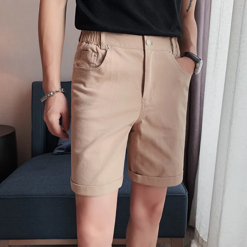 2022 Summer New Men Cotton Denim Shorts Street Clothing Trend Personality Slim Short Jeans White Black Male Brand Clothes S-3XL
2022 Summer New Men Cotton Denim Shorts Street Clothing Trend Personality Slim Short Jeans White Black Male Brand Clothes S-3XL
