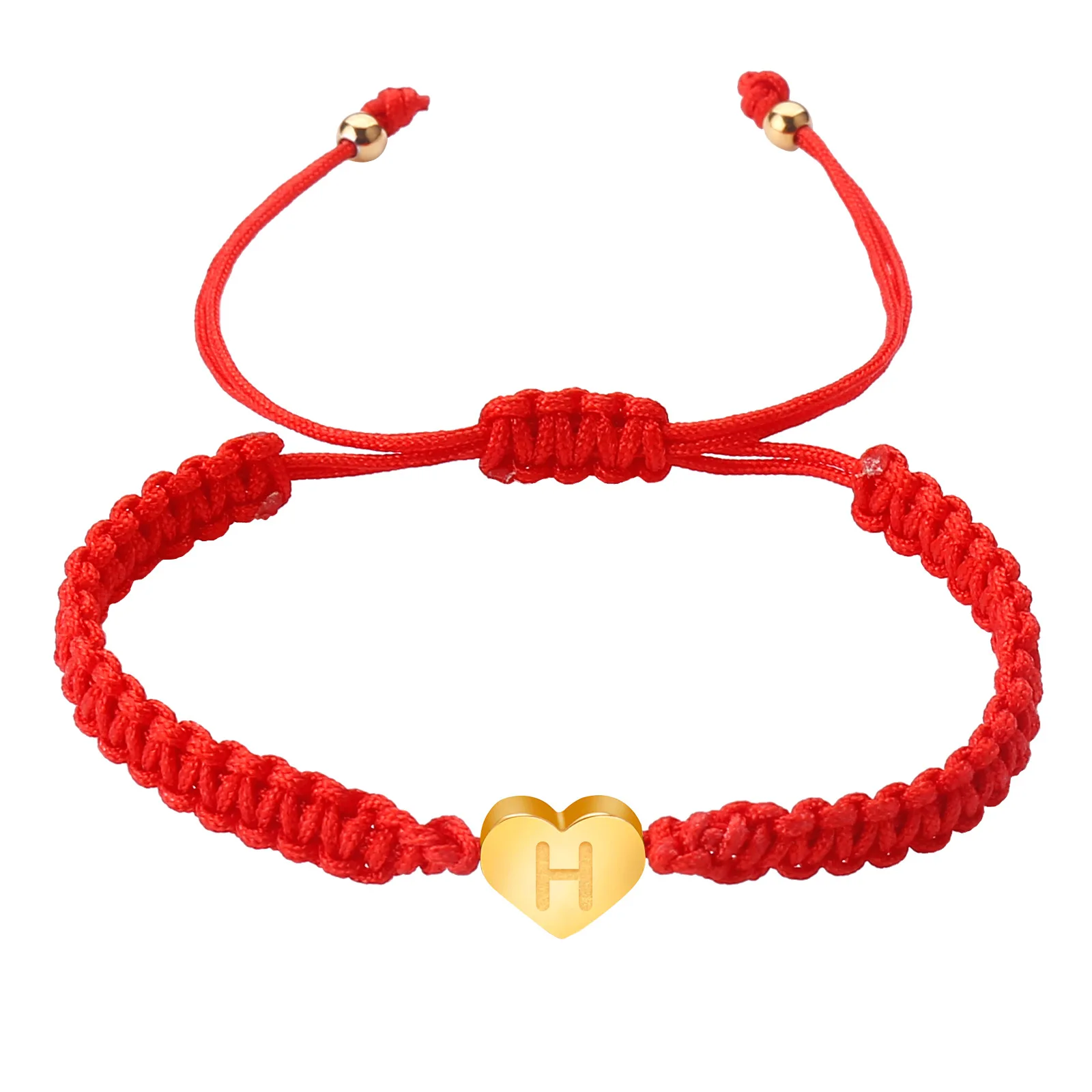 Red Rope Metal Letter Beads Braided Bracelet Women Men Couple Jewelry Gift Flavor
Red Rope Metal Letter Beads Braided Bracelet Women Men Couple Jewelry Gift Flavor