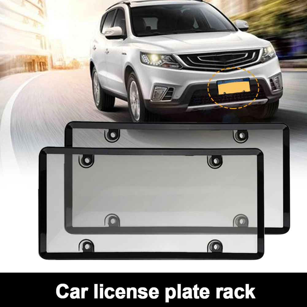 2pcs Car License Plate Frame For U.S. License Plate Holder License Plate Holder Modified Car License Plate Protection Shell
2pcs Car License Plate Frame For U.S. License Plate Holder License Plate Holder Modified Car License Plate Protection Shell