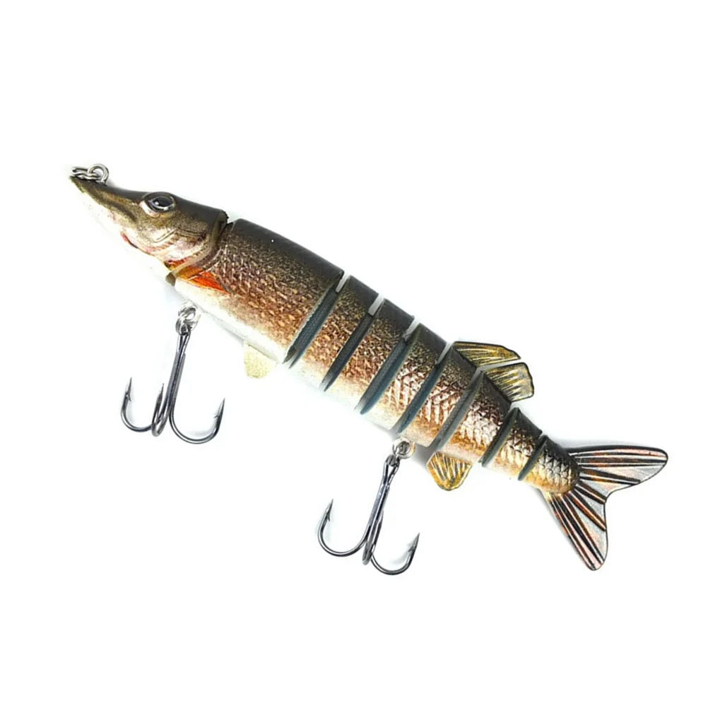 Fishing Lures Swimbait Multi Jointed Artificial Bait Fake Crankbait Hard Bait 13cm
Fishing Lures Swimbait Multi Jointed Artificial Bait Fake Crankbait Hard Bait 13cm