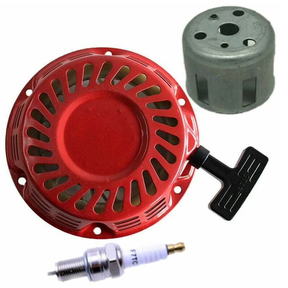 Пусковое устройство Pull Starter Bell Hand Starter GX160 5,5/6,5 HP GX200, генератор переменного тока F7TC, прокладка отдачи, комплект свечей зажигания, детали для газонокосилки
Пусковое устройство Pull Starter Bell Hand Starter GX160 5,5/6,5 HP GX200, генератор переменного тока F7TC, прокладка отдачи, комплект свечей зажигания, детали для газонокосилки