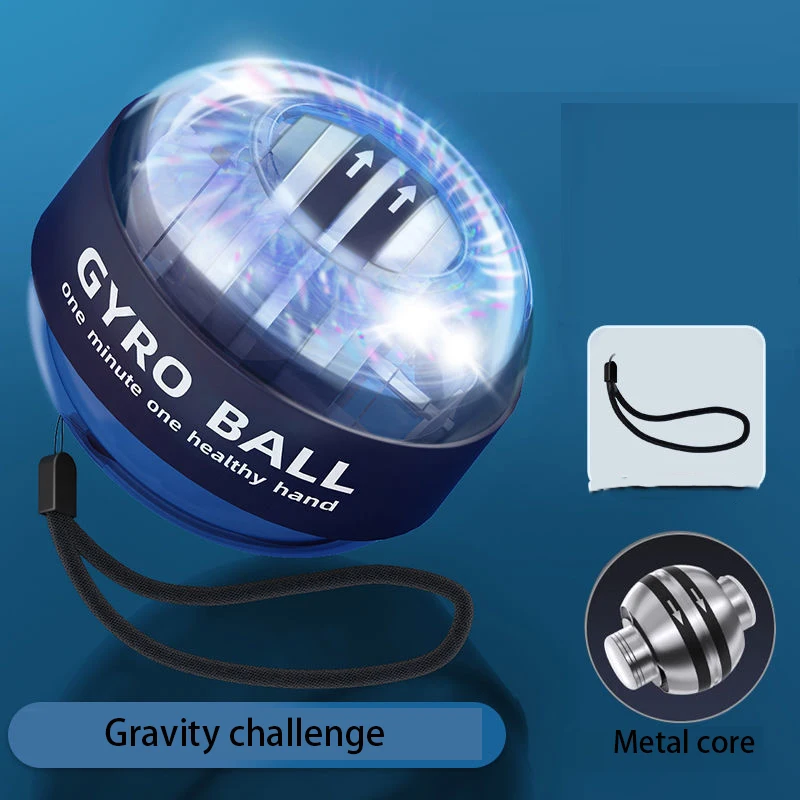 Gyro Ball LED Self-starting Powerball Wrist Power Trainer Ball Arm Hand Muscle Force Fitness Exercise Equipment Strengthener
Gyro Ball LED Self-starting Powerball Wrist Power Trainer Ball Arm Hand Muscle Force Fitness Exercise Equipment Strengthener