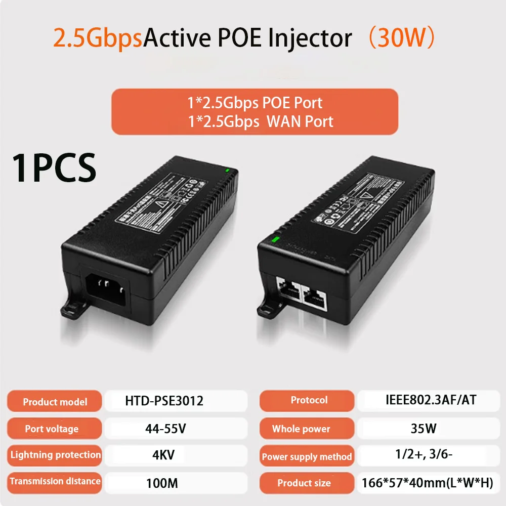 Активный/пассивный PoE инжектор HUI-Tenda 30/60/90 Вт
Активный/пассивный PoE инжектор HUI-Tenda 30/60/90 Вт