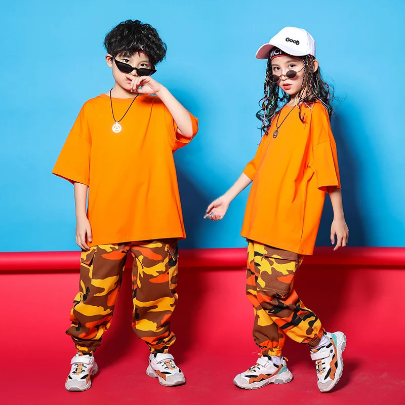 Boys Hip Hop Costume Fashion Girls Jazz Dance Costume Children's Camouflage Hip Hop Suit
Boys Hip Hop Costume Fashion Girls Jazz Dance Costume Children's Camouflage Hip Hop Suit