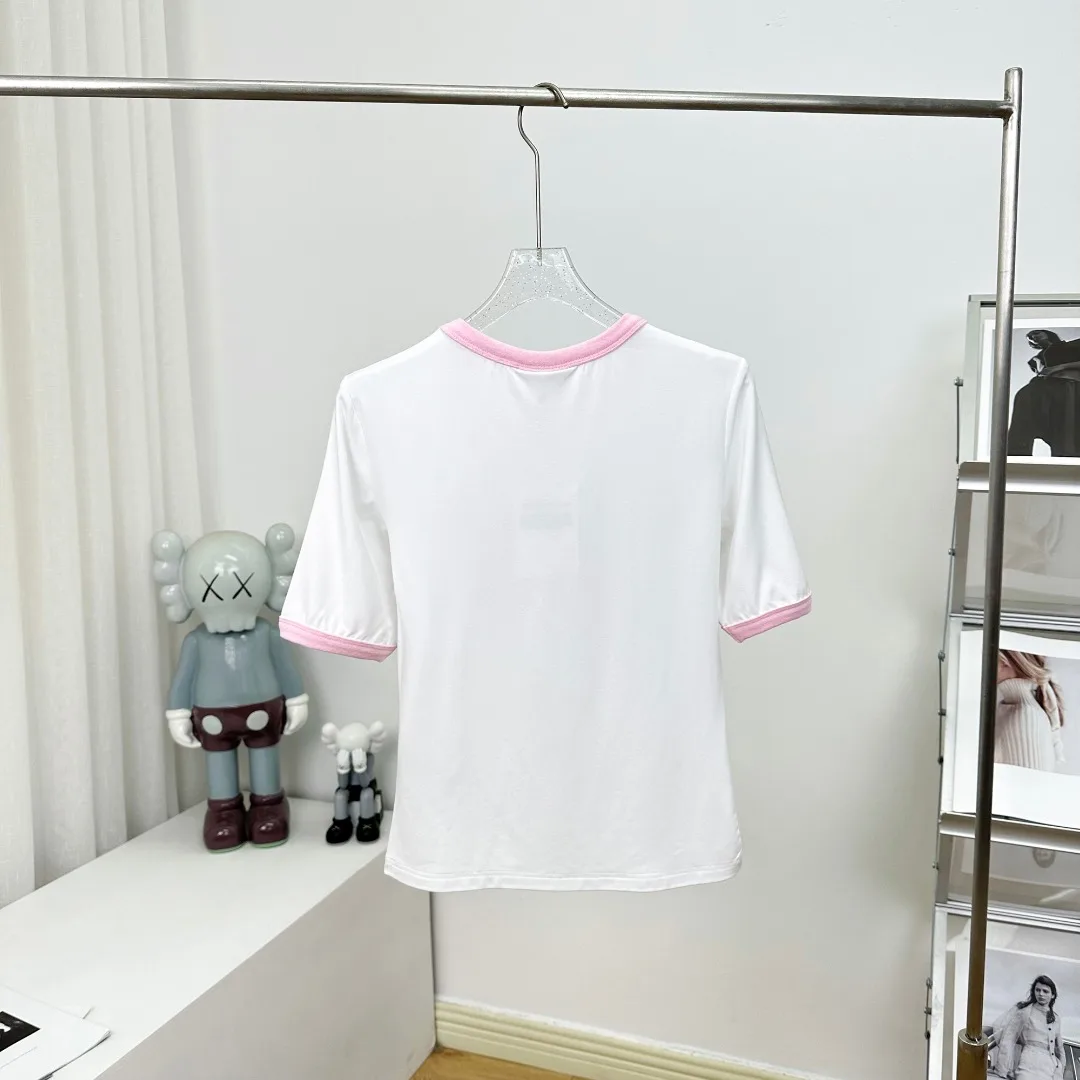 Women Letter Butterfly Rhinestone T-Shirt 2023 Summer New Loose Casual All-Match Female O-Neck Short Sleeve Simple Tee and Tops
Women Letter Butterfly Rhinestone T-Shirt 2023 Summer New Loose Casual All-Match Female O-Neck Short Sleeve Simple Tee and Tops