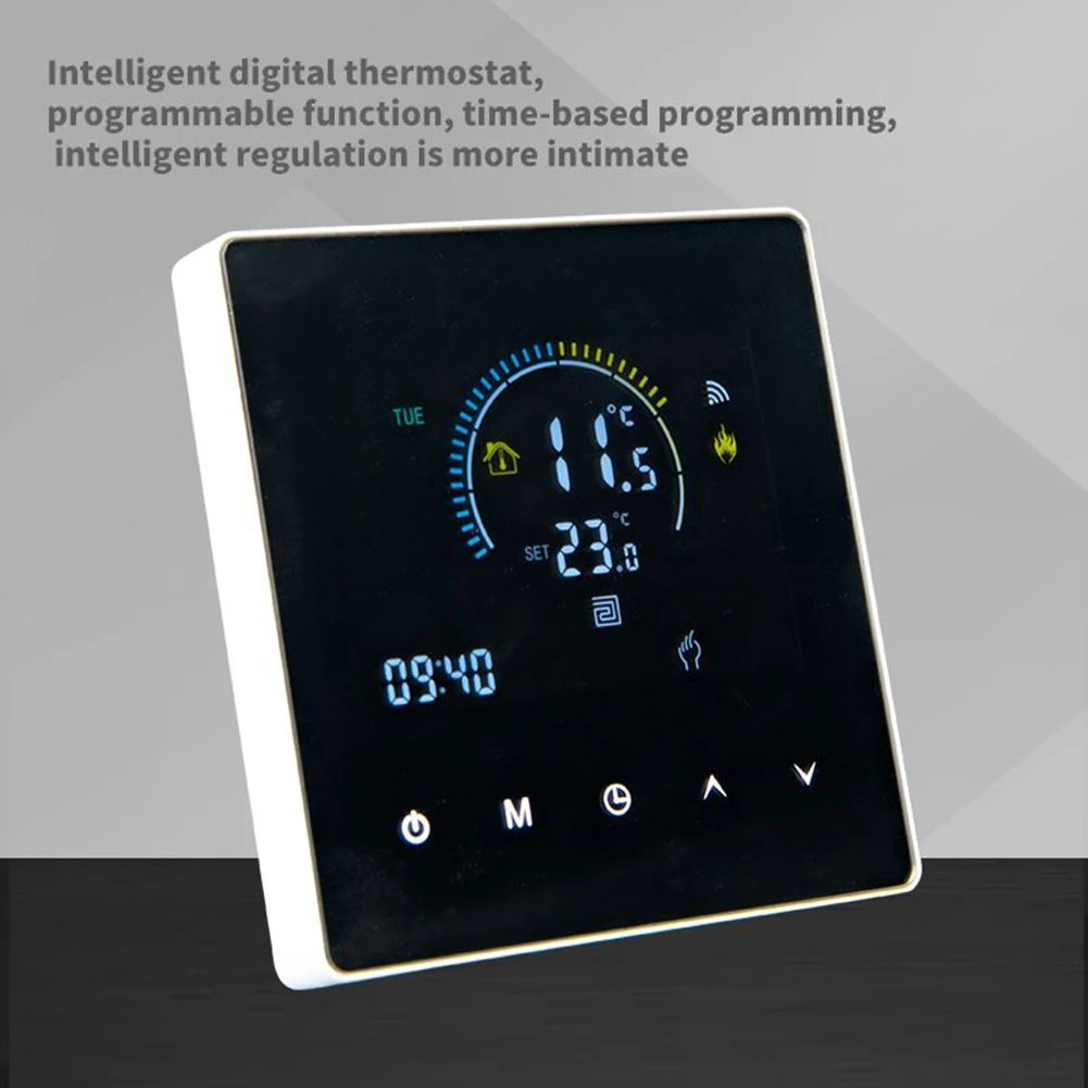 Controller Thermostat Black Color Digital LCD Controller Plastic Material Room 0~50℃ Display Range Single Room
Controller Thermostat Black Color Digital LCD Controller Plastic Material Room 0~50℃ Display Range Single Room