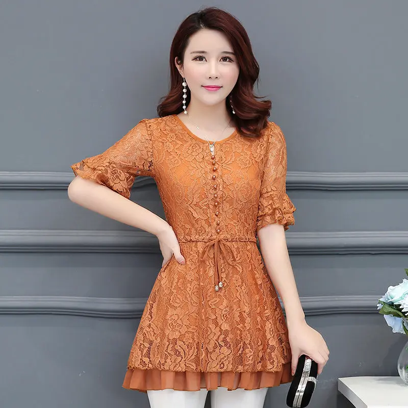 Women T-Shirt Lacet O-Neck Short Sleeve Tops Casual Ladies Vintage Street Pullover Plus Size 4XL T Shirt Women Oversized T-shirt
Women T-Shirt Lacet O-Neck Short Sleeve Tops Casual Ladies Vintage Street Pullover Plus Size 4XL T Shirt Women Oversized T-shirt