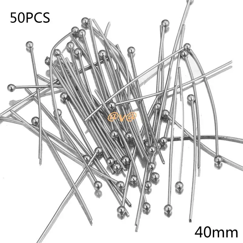 Булавка с шариковой головкой Eyepin из нержавеющей стали для ювелирных изделий «сделай сам», 50 шт., 40/35/20/30 мм
Булавка с шариковой головкой Eyepin из нержавеющей стали для ювелирных изделий «сделай сам», 50 шт., 40/35/20/30 мм