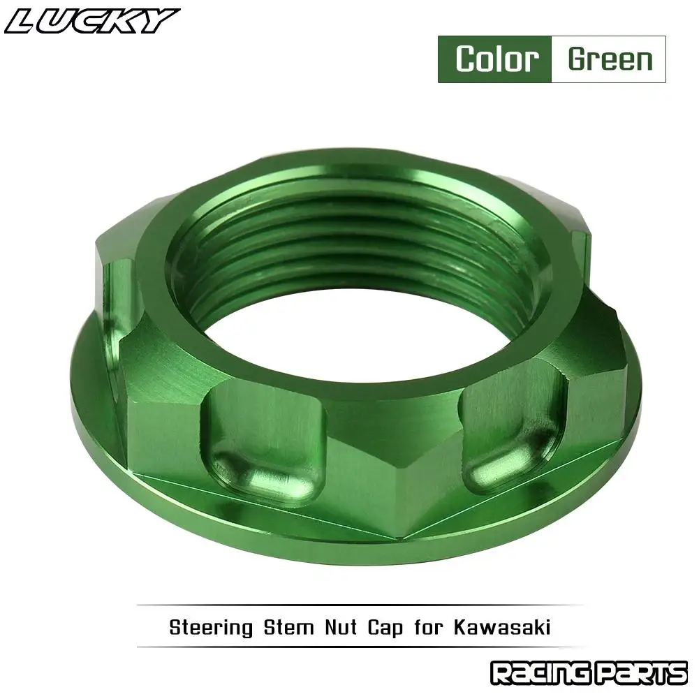 Гайка для мотоцикла CNC для Kawasaki KX125 250 KX250F 2004-2018 KX450F 2006-2018, гайка для рулевого стержня питбайка, мотокросс
Гайка для мотоцикла CNC для Kawasaki KX125 250 KX250F 2004-2018 KX450F 2006-2018, гайка для рулевого стержня питбайка, мотокросс