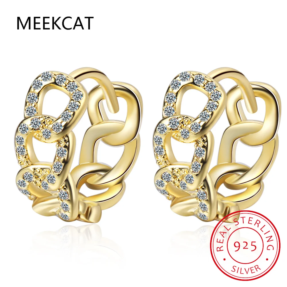 925 Sterling Silver Chain Shape Hollow Round Zircon Hoop Earrings For Women New Jewelry Girl Gift Trendy FQL20508
925 Sterling Silver Chain Shape Hollow Round Zircon Hoop Earrings For Women New Jewelry Girl Gift Trendy FQL20508